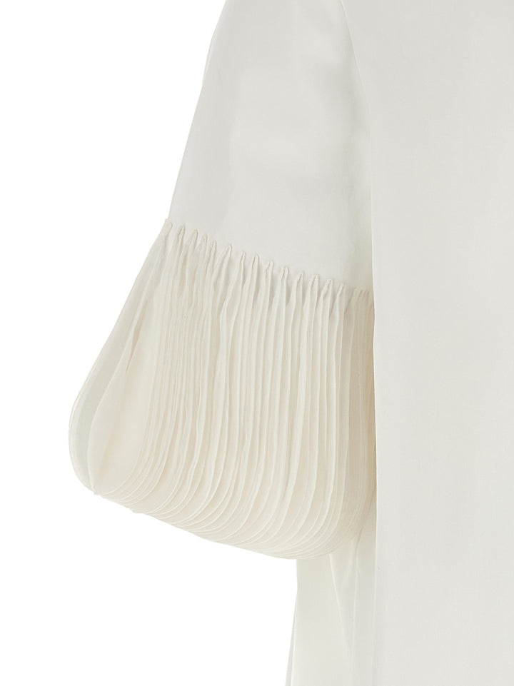 Valentino Garavani Valentino Garavani Poplin Embroidered Shirt Shirt and Blouse - White | ba1982161f1b1f88230d4a21d261536bb3e16ad1
