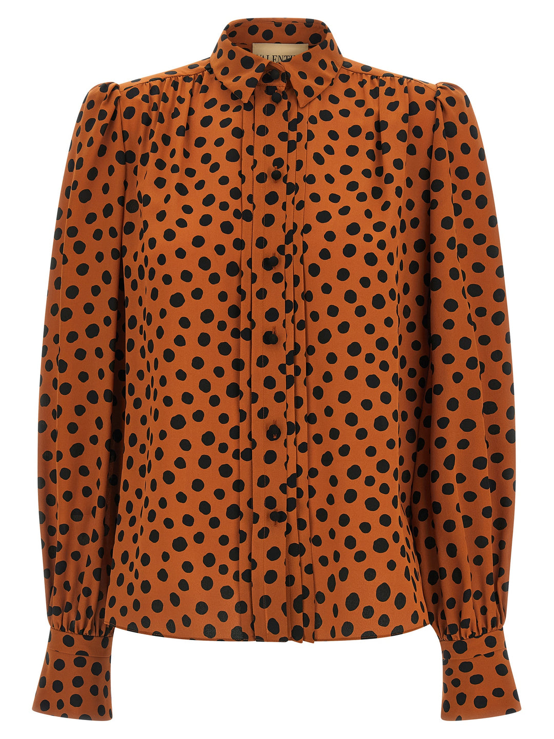 Valentino Garavani Polka Dot Print Shirt Shirt and Blouse - Orange | aadd75241d53c7604d75322c24fe5c6ce586559c