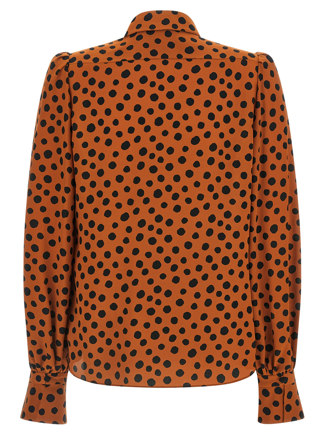 Valentino Garavani Polka Dot Print Shirt Shirt and Blouse - Orange | 42f070c77f9d4d6f3361cd4ea691df89ad1c58a1