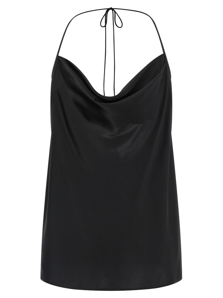 Valentino Garavani Silk Top Tops - Black | 379ae79cfecd9406b7792548d733d04a66f5181e