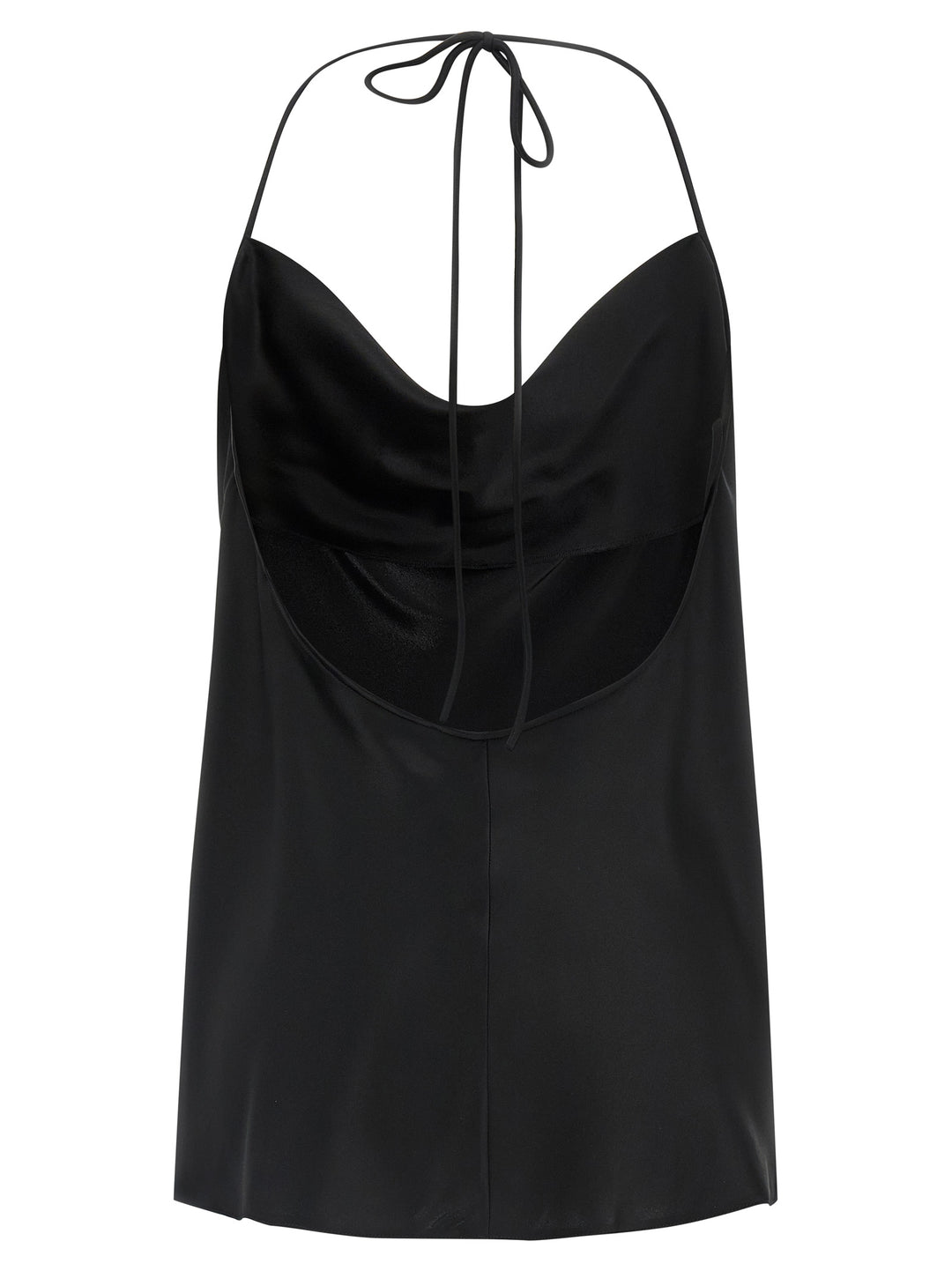Valentino Garavani Silk Top Tops - Black | 1ef92ca47aa089642ec6a380fa59e8aa2bd688ac