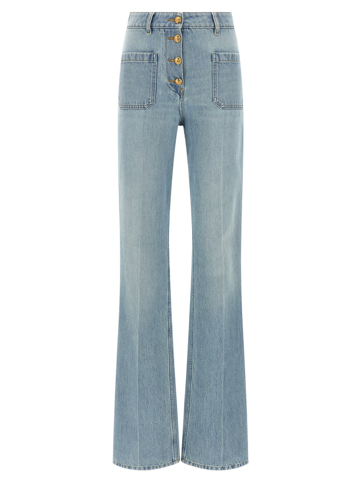 Valentino Garavani Valentino Garavani High Waist Jeans - Light Blue | cd366230e217a3d44a41545095e712ba47c17973