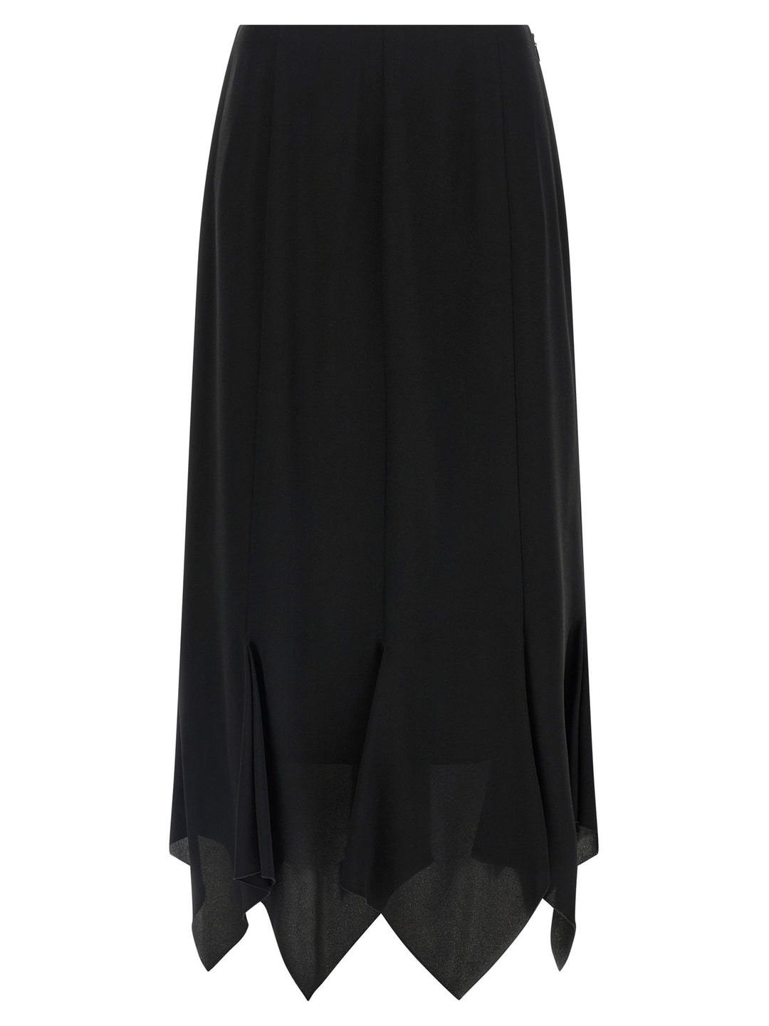 Valentino Garavani Valentino Garavani Crêpe De Chine Skirt Skirts - Black | df3e40285cd8671cc31cc6dca1df2ee64a6b849a