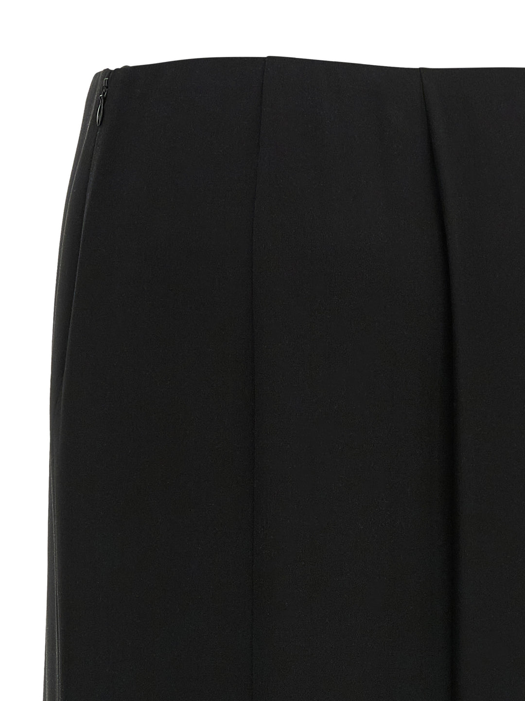 Valentino Garavani Valentino Garavani Crêpe De Chine Skirt Skirts - Black | aa0c1142f189ad4d932025ea894da8c45d7cc14a