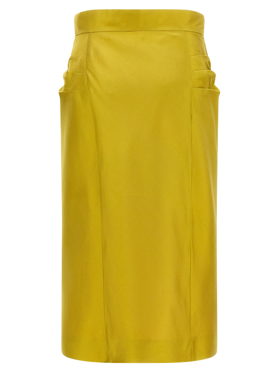 Valentino Garavani Valentino Garavani Shantung Silk Skirt Skirts - Green | 69e89afa97b248c4a87b2acc98ccf559f1cd7466
