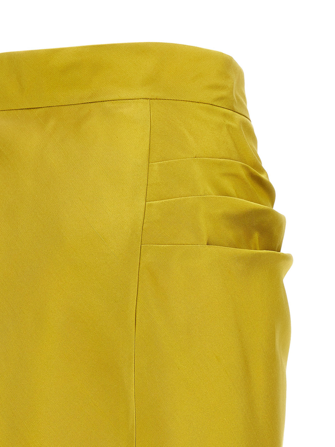 Valentino Garavani Valentino Garavani Shantung Silk Skirt Skirts - Green | 774e81811124f5f405754f9e061ce7b9e7211b12