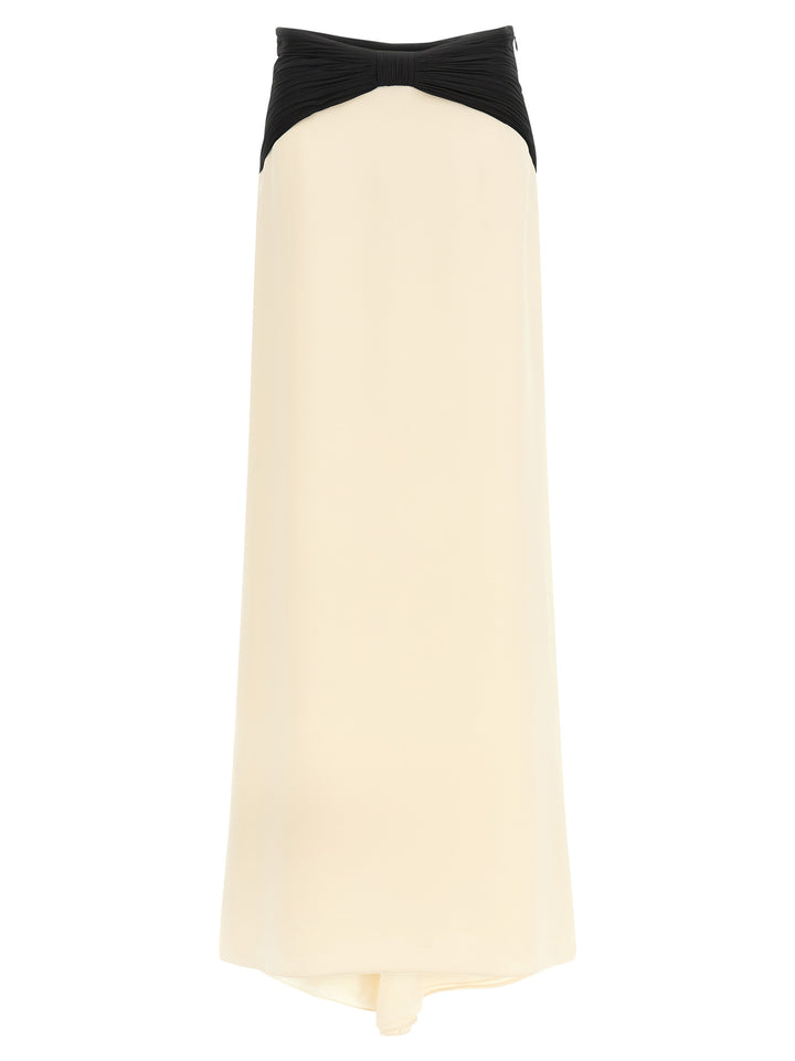 Valentino Garavani Valentino Garavani Cady Couture Skirt Skirts - White/Black | 3e594107c7968124c87aea19bf22defdb86aaaa4