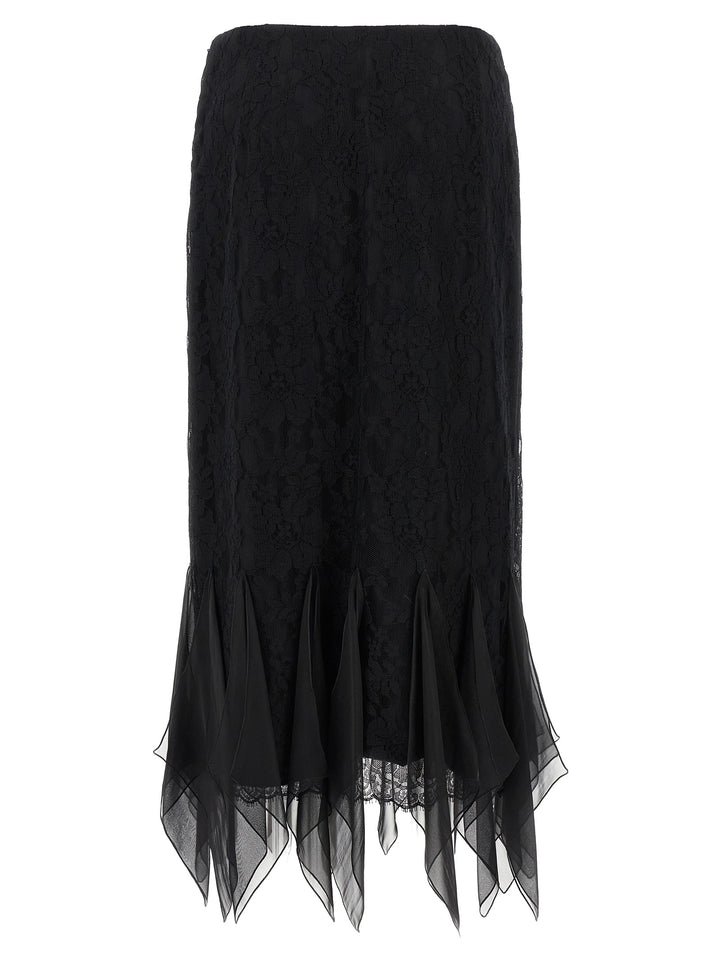 Valentino Garavani Valentino Garavani Lace Skirt Skirts - Black | ac1a11c486a2a72d521f4fdd0bb2d5d07bd802b3