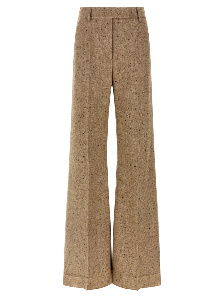 Valentino Garavani Valentino Garavani  With Natte' Button Pants - Beige | 776076ec78e37599d9bd8add95f472e1025c7ae3