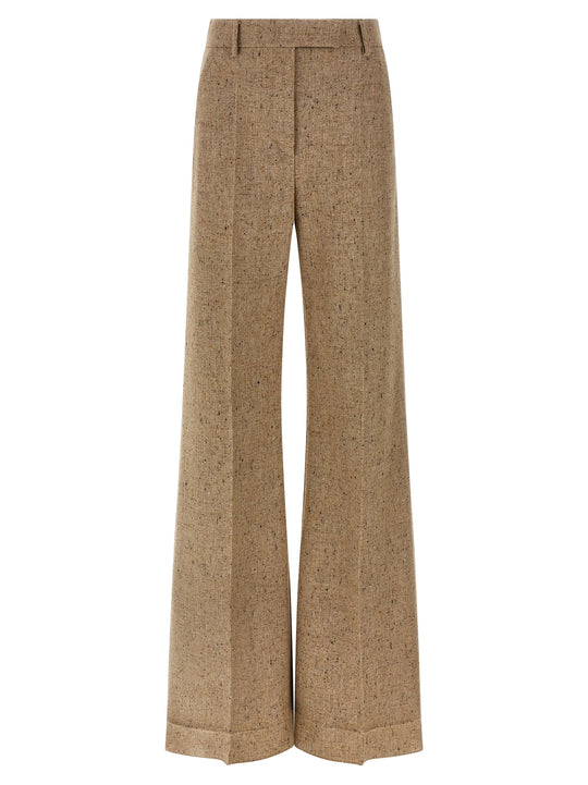 Valentino Garavani With Natte' Button Pants Beige