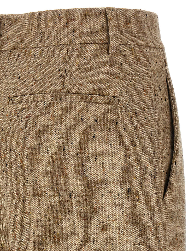 Valentino Garavani Valentino Garavani  With Natte' Button Pants - Beige | 60ea7133df8ea21c6ba63a7e594ff50127882d72