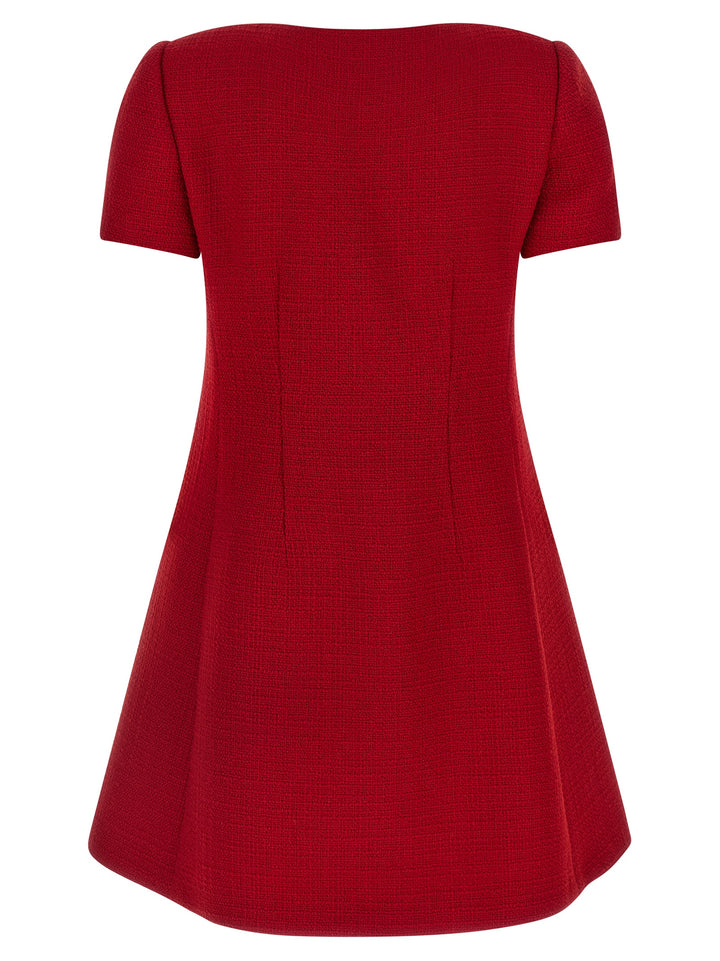 Valentino Garavani Valentino Garavani Bow Dress Dresses - Red | 2b4c3da13b84f70b8b4baba0964d89c2e3497e3c