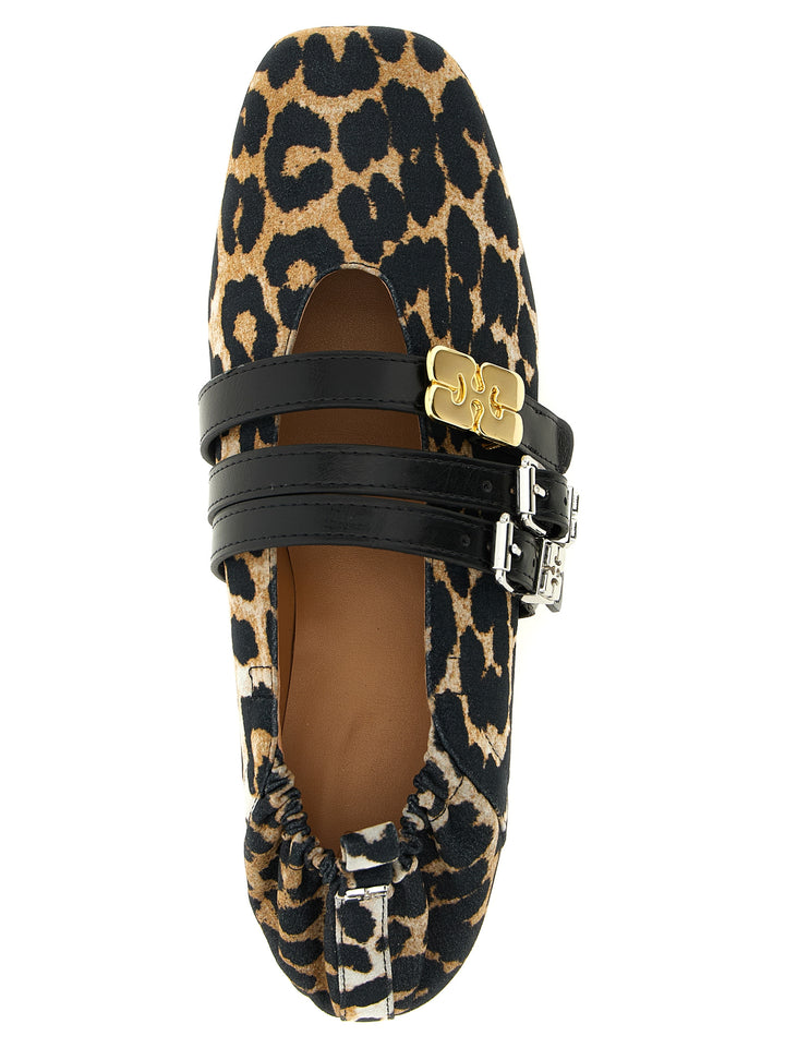 Ganni Sue Triple Flat shoes - Multicolor | 2774475bd7c7b6eb413f963179506c646afcfd32