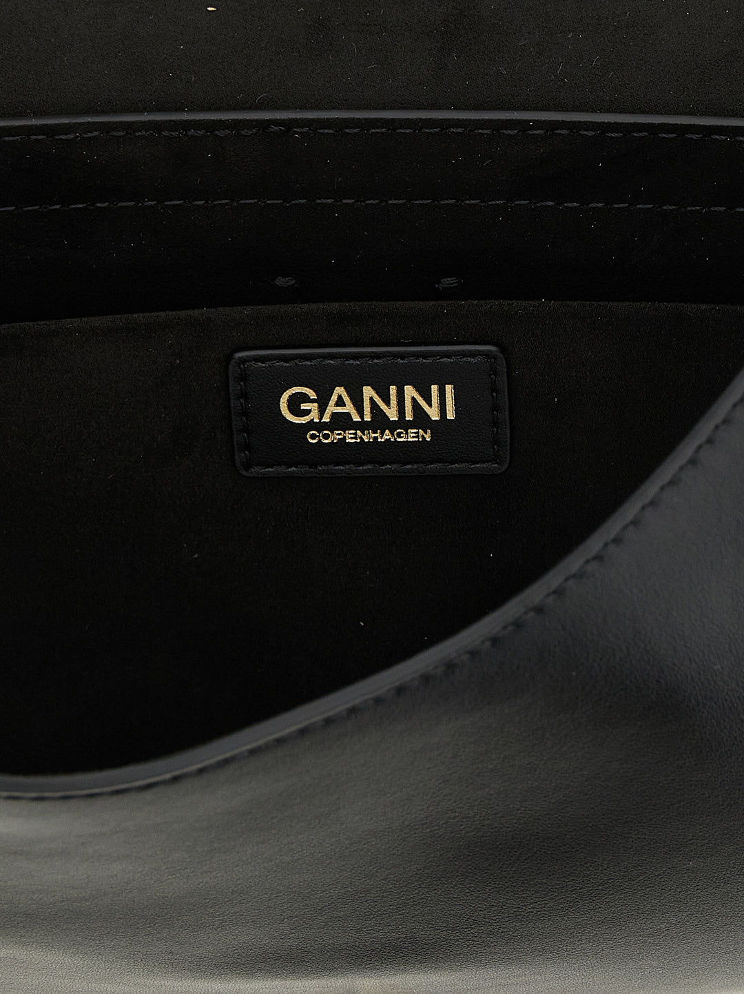 Ganni B-Kat Shoulder Bags - Black | 8959b7f0123712c08f481aef44324de6f0e85f64
