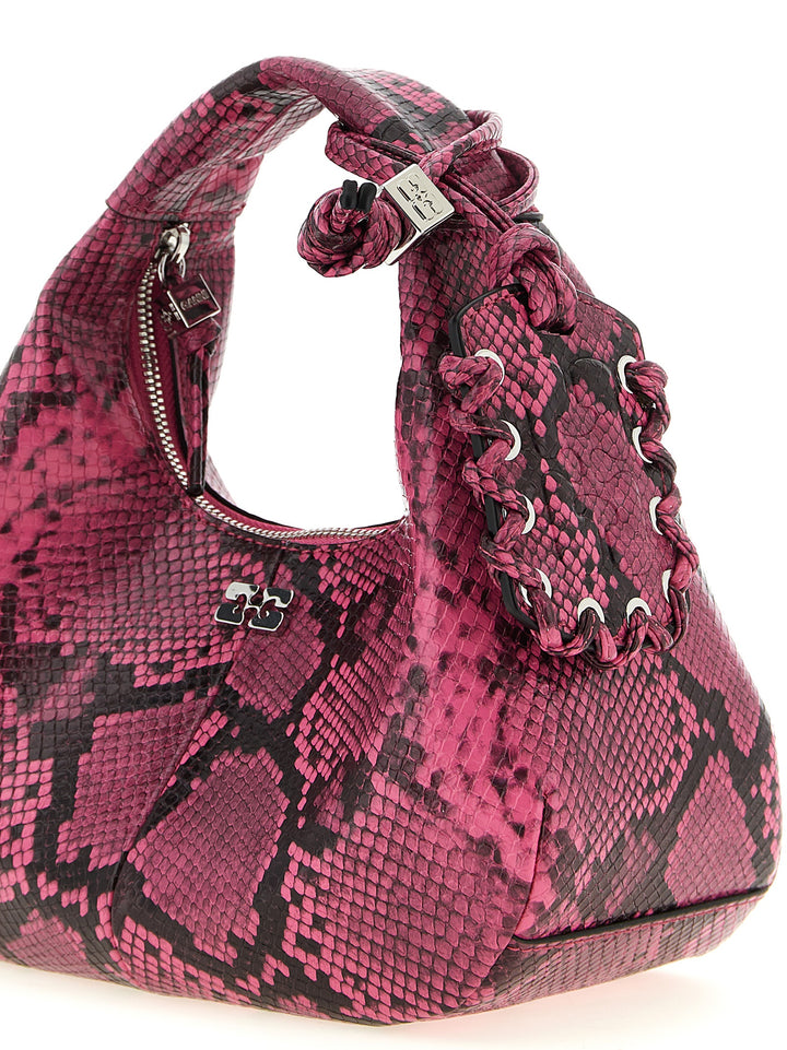 Ganni Mini Hobo Hand Bags - Fuchsia | a1ac610179a2b757e8518e52e3d0ee7c04c97149
