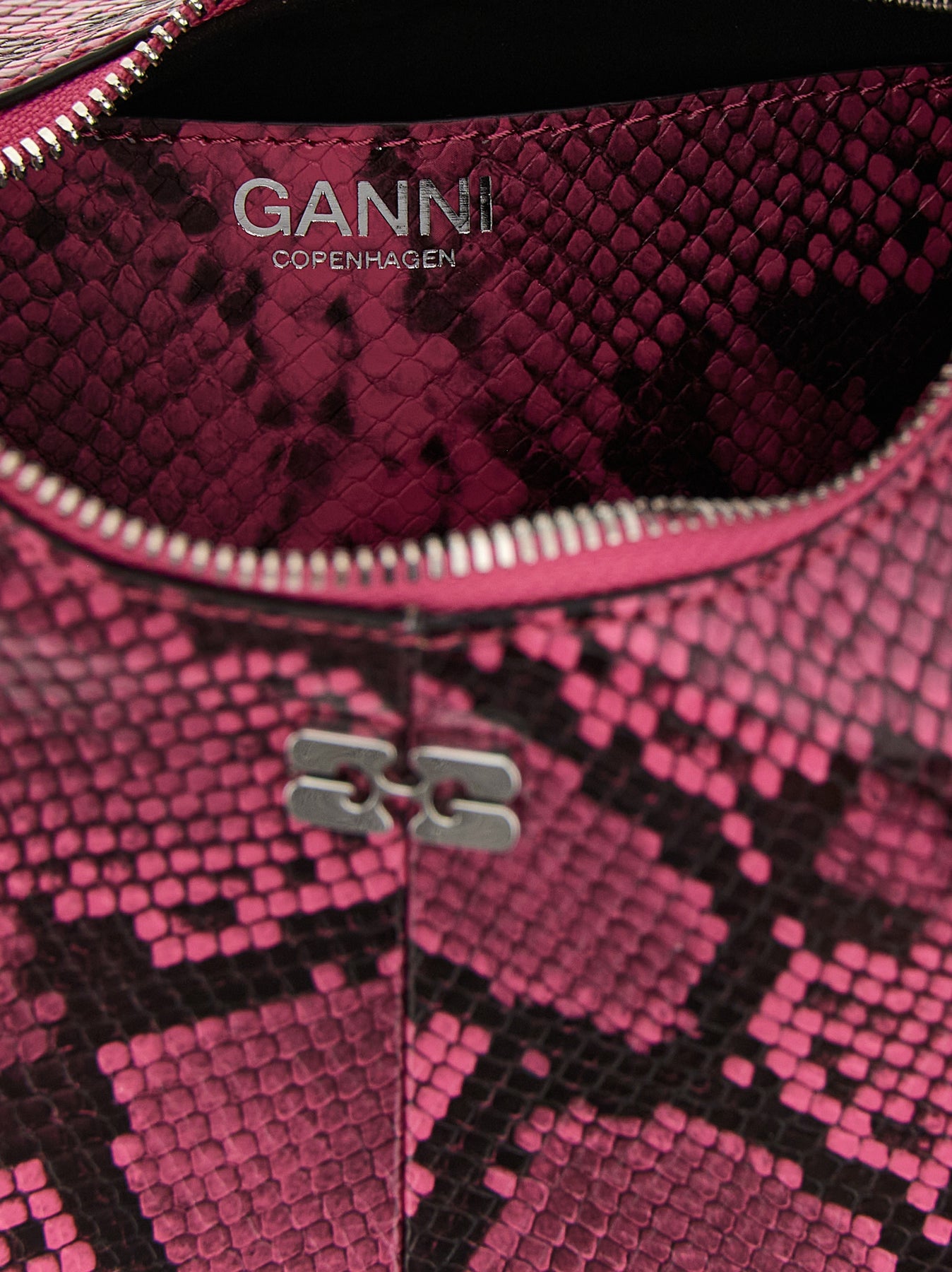 Ganni Mini Hobo Hand Bags - Fuchsia | 44c98e1af43ac1a2788c4ae75074129d8d8dd23a