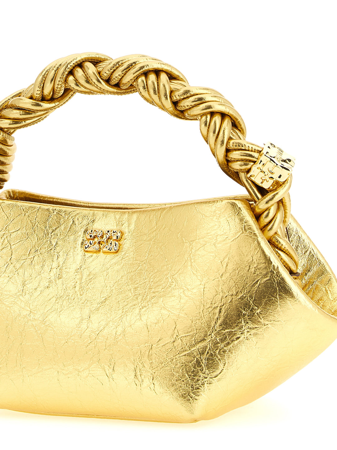 Ganni Bou Hand Bags - Gold | 6f596bd4beca3b2ed5a1b566c073c2060065db13
