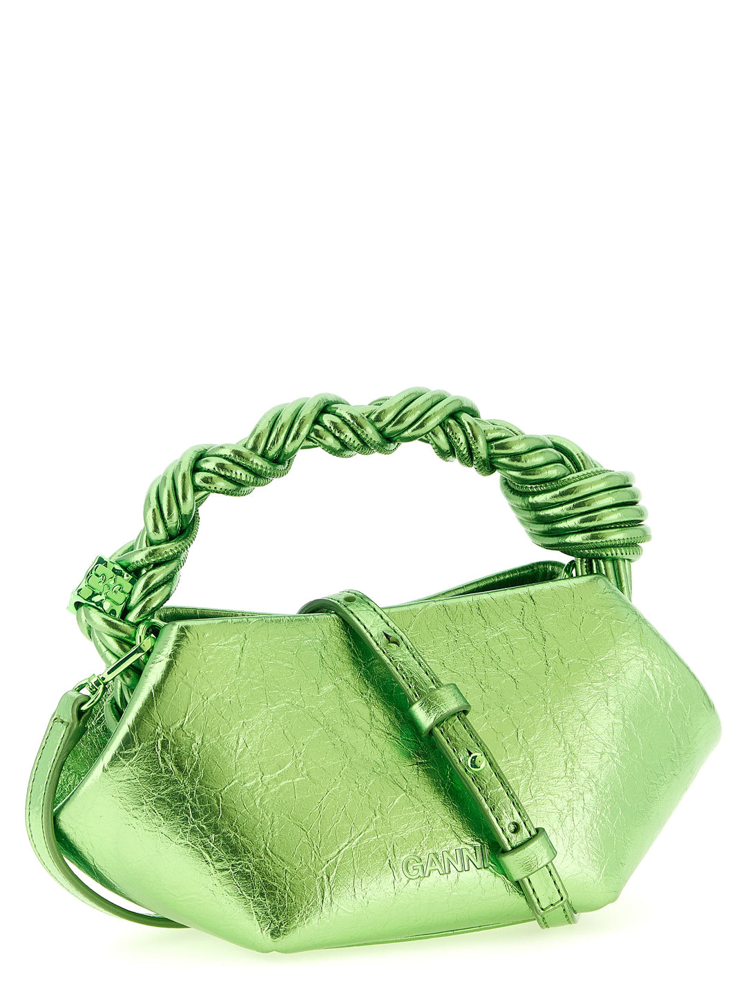 Ganni Bou Hand Bags - Green | f6f35299add956aa400964204d101027191fc76a