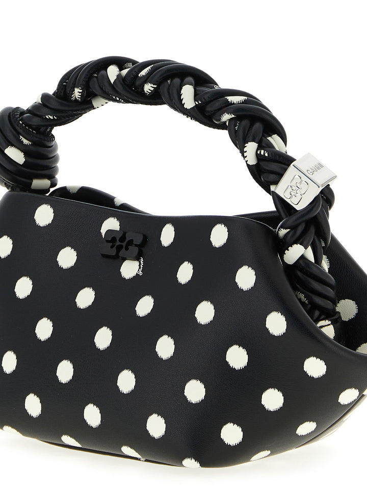 Ganni Polka-Dot Bou Hand Bags - Black | 81b108b454d5efae7d3852e0301aa33bfb59d644