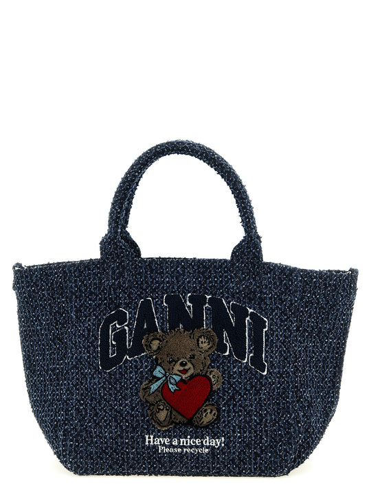 Bear Tote Bag Blue