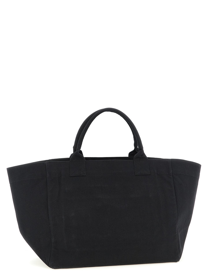 Ganni Black Xxl Cherry Tote Tote Bag - Black | 2dadf8ffb77450ffbaea5deba8674c0f7521608f