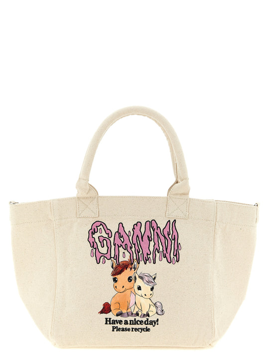 Pony Tote Bag Beige