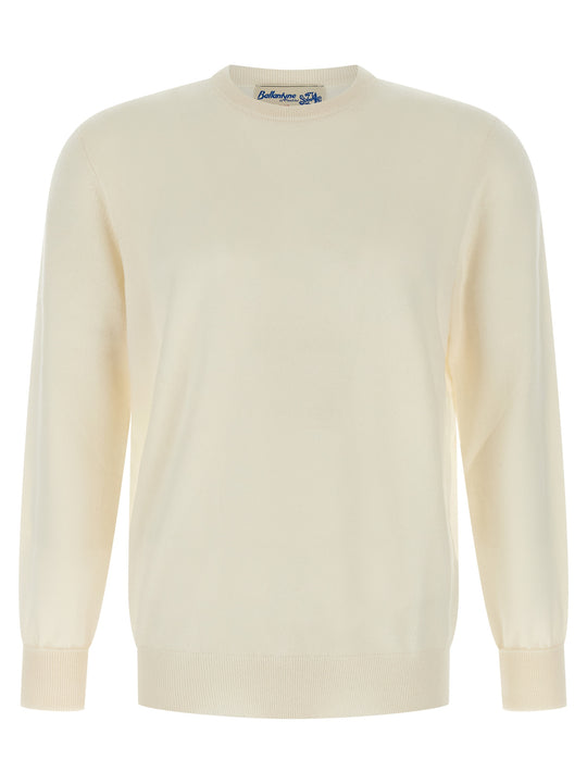 Crewneck Sweater Sweaters And Cardigans White