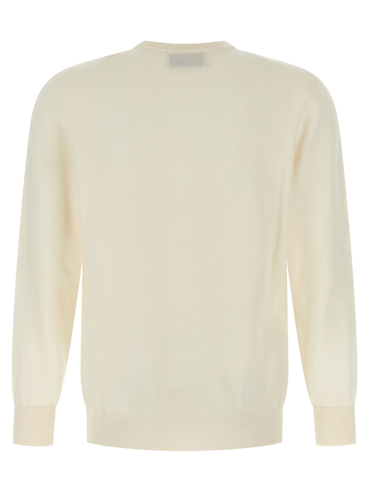 Ballantyne Crewneck Sweater Sweaters and Cardigans - White | 3cbb3c84429c414238f61d4acc7ff59f80a85675