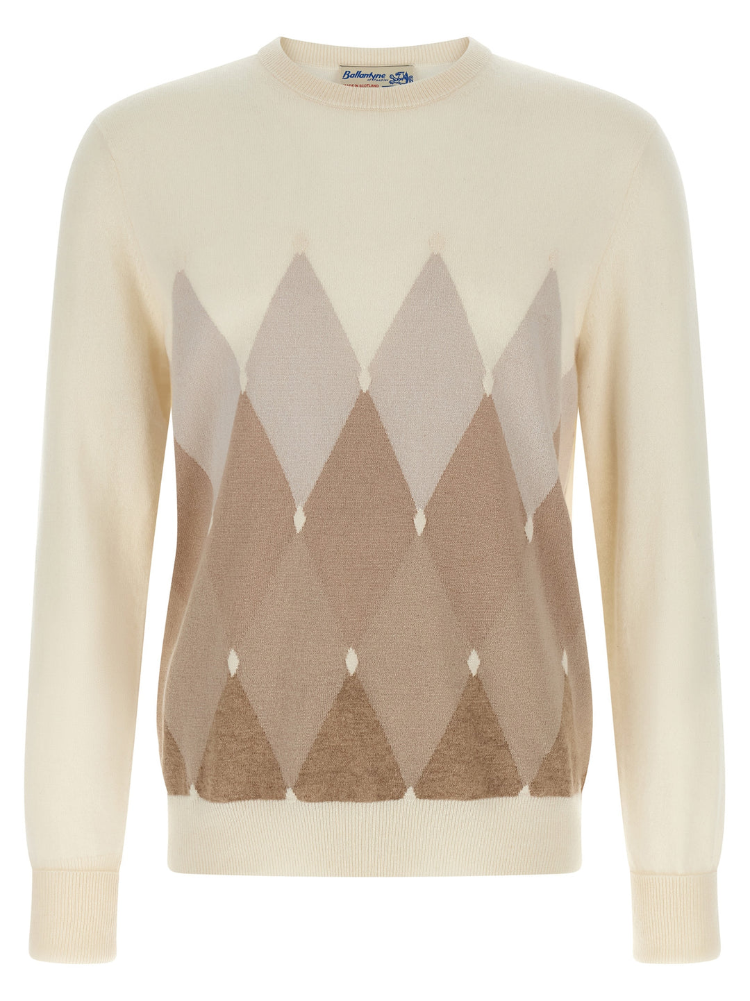 Ballantyne Argyle Sweater Sweaters and Cardigans - Beige | 060d4f763ee37ee47cb0bada197f8ad47abf09b2