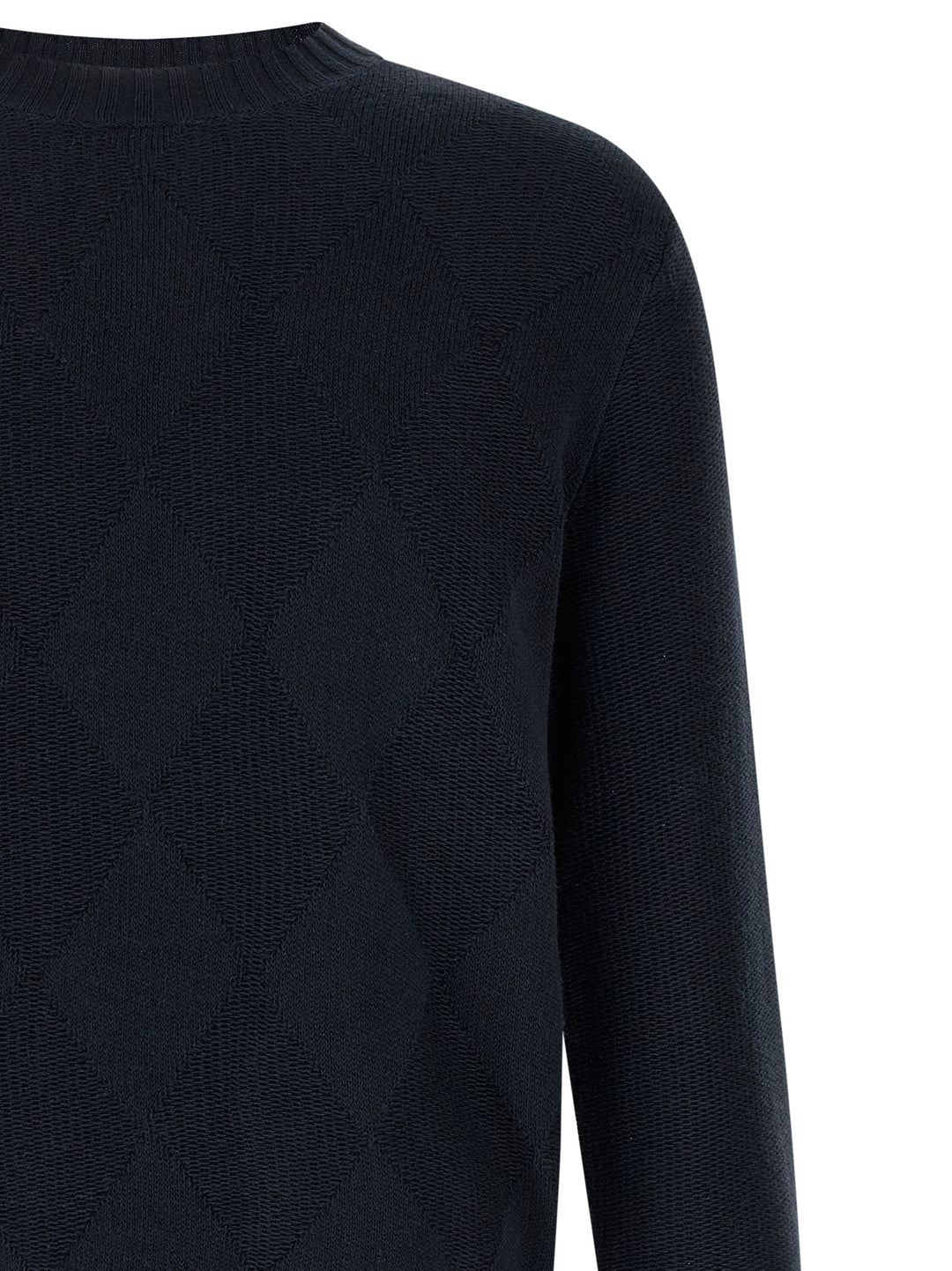 Ballantyne Diamond Intarsia Sweater Sweaters and Cardigans - Blue | c6ddf158c0c0424d06c6221d8dcf4fabc24e1fbe