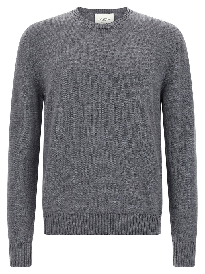 Ballantyne Merino Sweater Sweaters and Cardigans - Gray | 95df6d7fdf0b581096f11338a20eb59c7f9a83bf