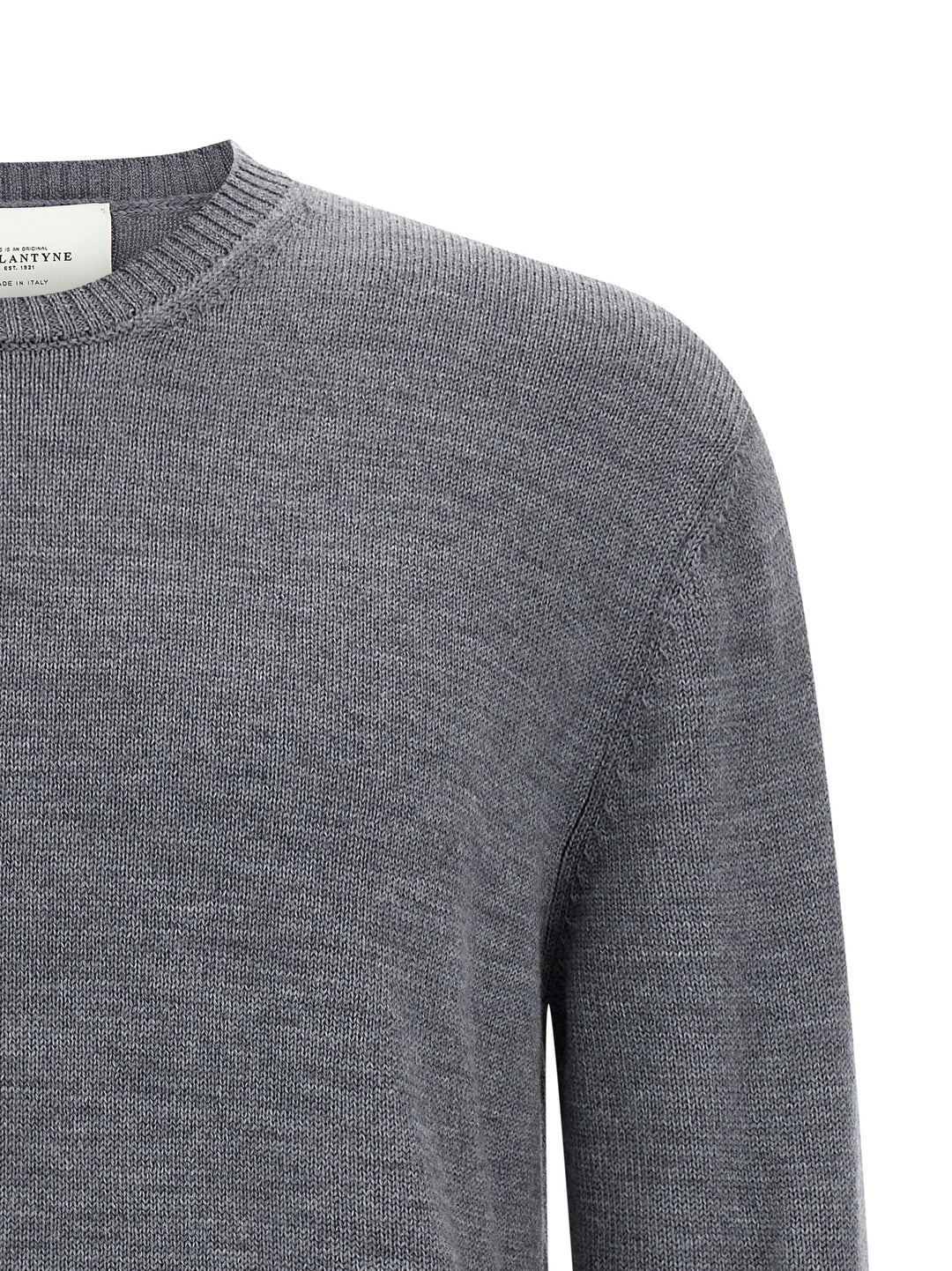 Ballantyne Merino Sweater Sweaters and Cardigans - Gray | 8e71c9ab6a0e263f3eeeb4580b73bcbedba7078c