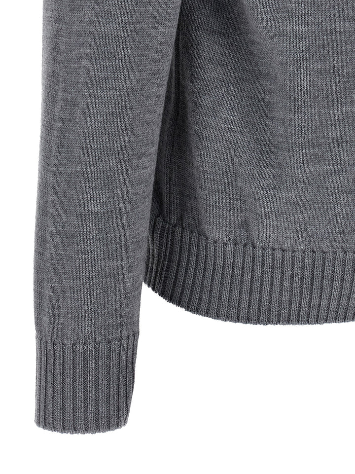 Ballantyne Merino Sweater Sweaters and Cardigans - Gray | 85eacfa53fb43c75ce8a271a9d50b0887e548297