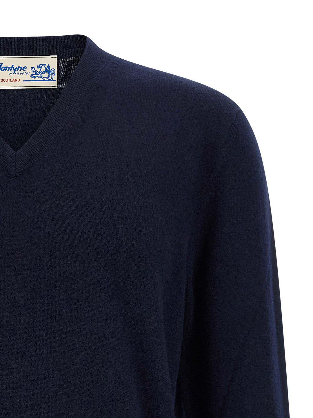 Ballantyne V-Neck Sweater Sweaters and Cardigans - Blue | 201d91350d8975b747d9b76b87478294dc9b0b83