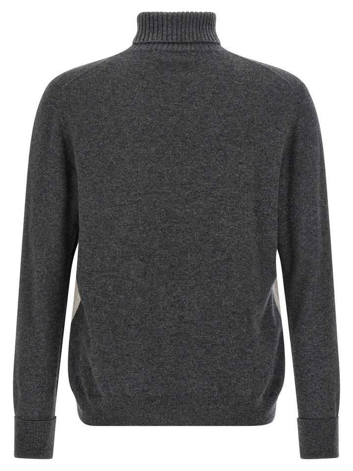 Ballantyne Argyle Turtleneck Sweaters and Cardigans - Gray | 72cba88b9ab11a2b034264a661fc07973d28262b