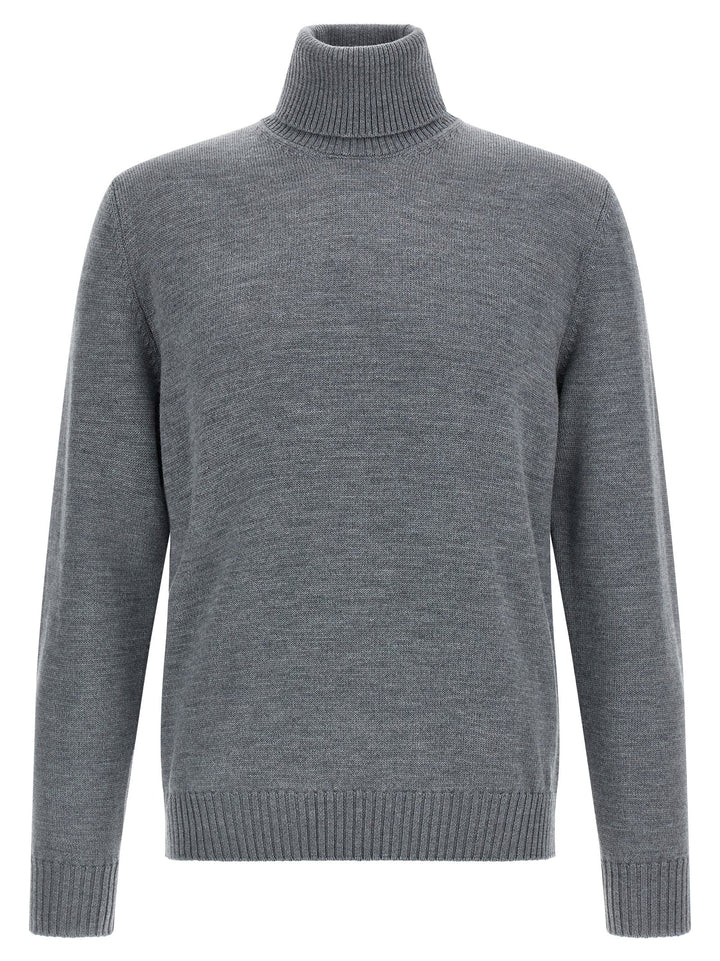Ballantyne Wool Turtleneck Sweater Sweaters and Cardigans - Gray | 21233de43115e542976cd7237e1a6ff24c3f5169