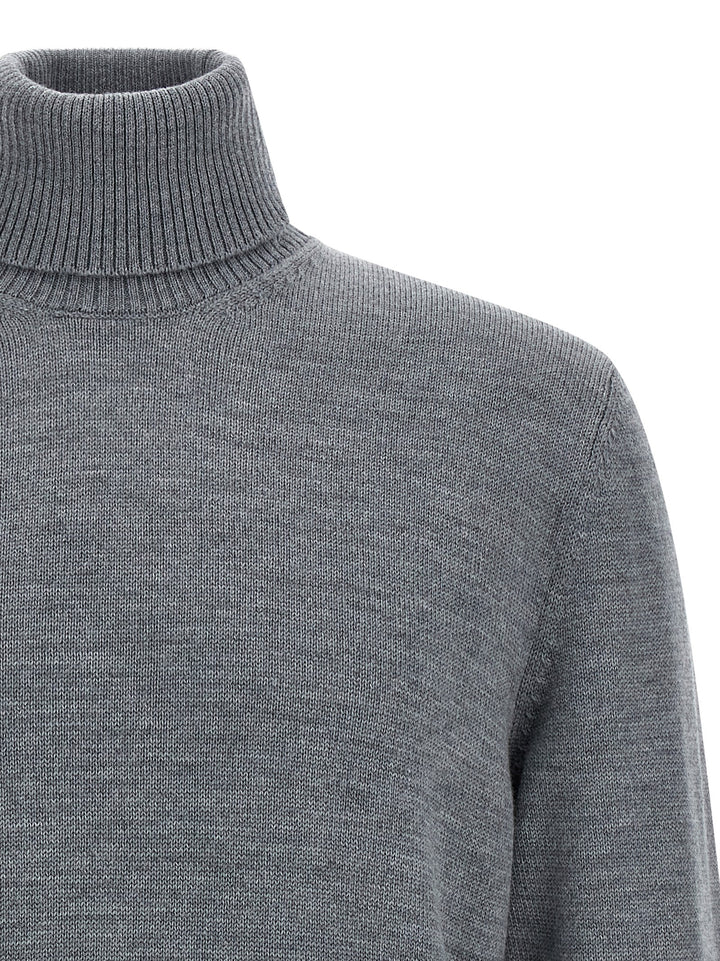 Ballantyne Wool Turtleneck Sweater Sweaters and Cardigans - Gray | 993f9bd7891098b172b8700f796190de27a47600
