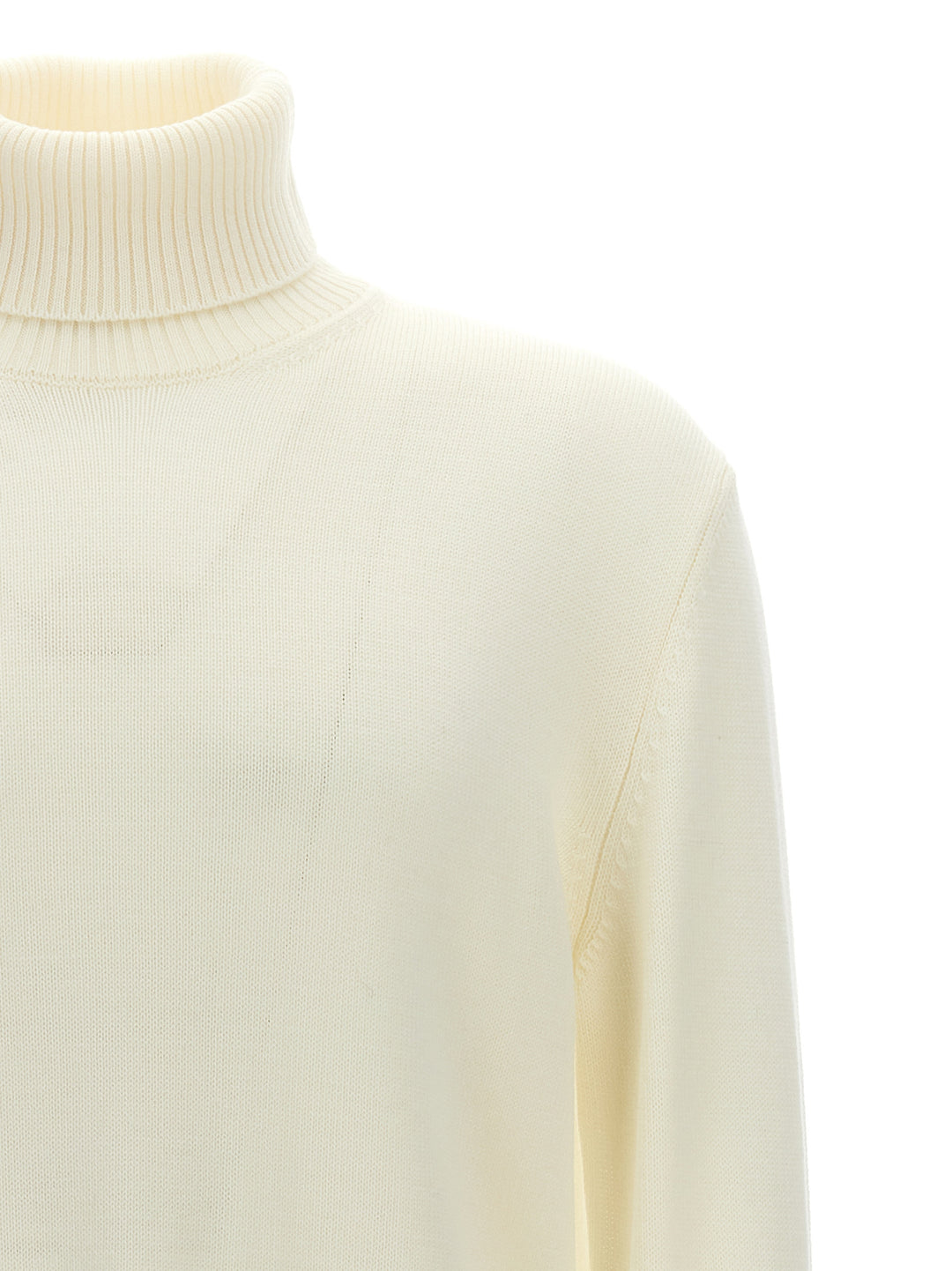 Ballantyne Wool Turtleneck Sweater Sweaters and Cardigans - White | ecf54029637fed93604709caa45535f6d6bfa091