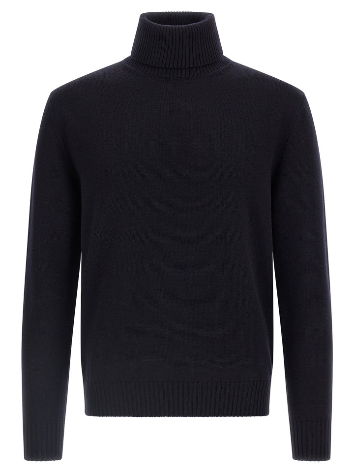 Ballantyne Wool Turtleneck Sweater Sweaters and Cardigans - Blue | 433e6580c994e864722d6ac6387dd5034cd52ee4