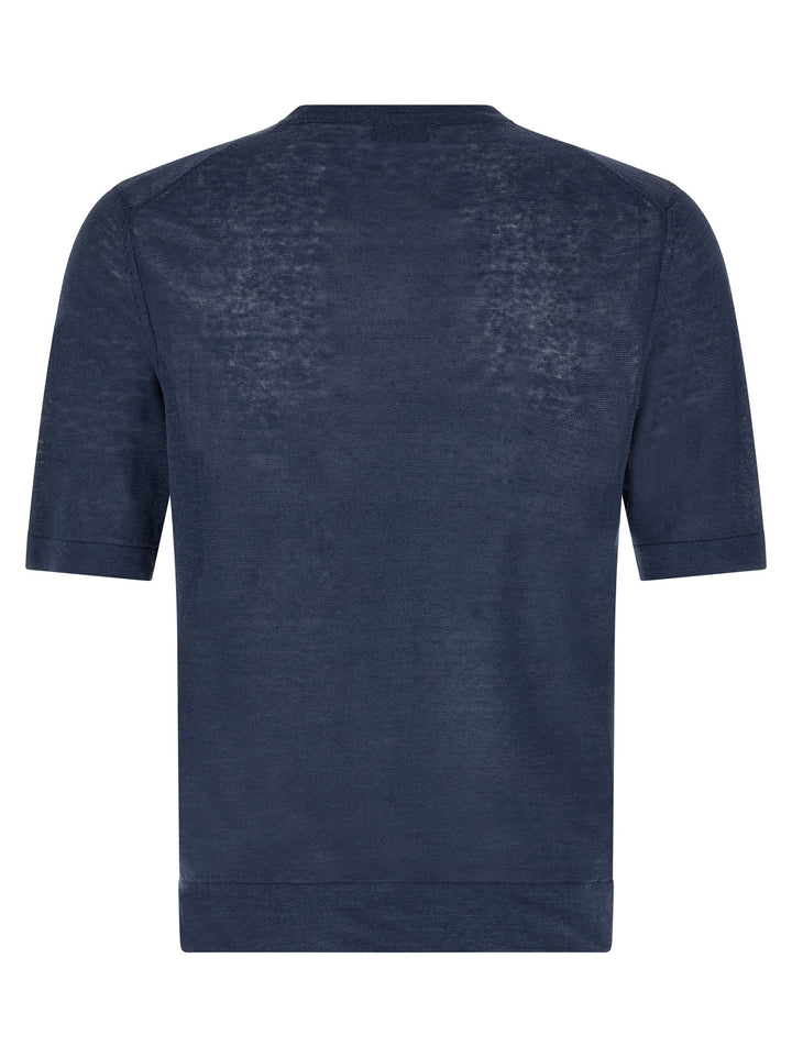 Ballantyne Argyle T-shirt - Blue | 58411d613c26aadc353df6e7d37d8b823803f3f6