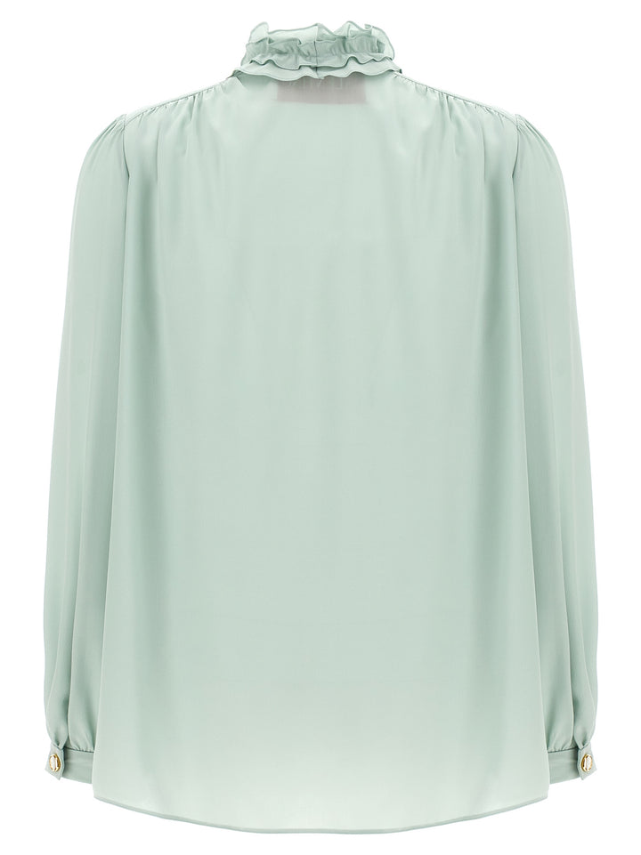 Valentino Garavani Valentino Garavani Lavallière Shirt Shirt and Blouse - Green | 3cacbd68aa93f026f7f9706320da0f7f607ceb05