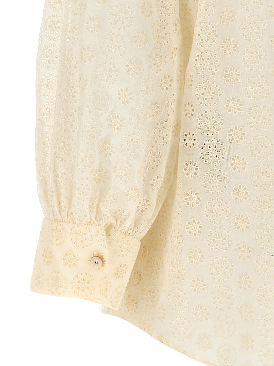 Valentino Garavani Shirt Valentino Garavani Sangallo Shirt and Blouse - White | 6892663d2fbb845e28ff07d1b306c6dad7850c34