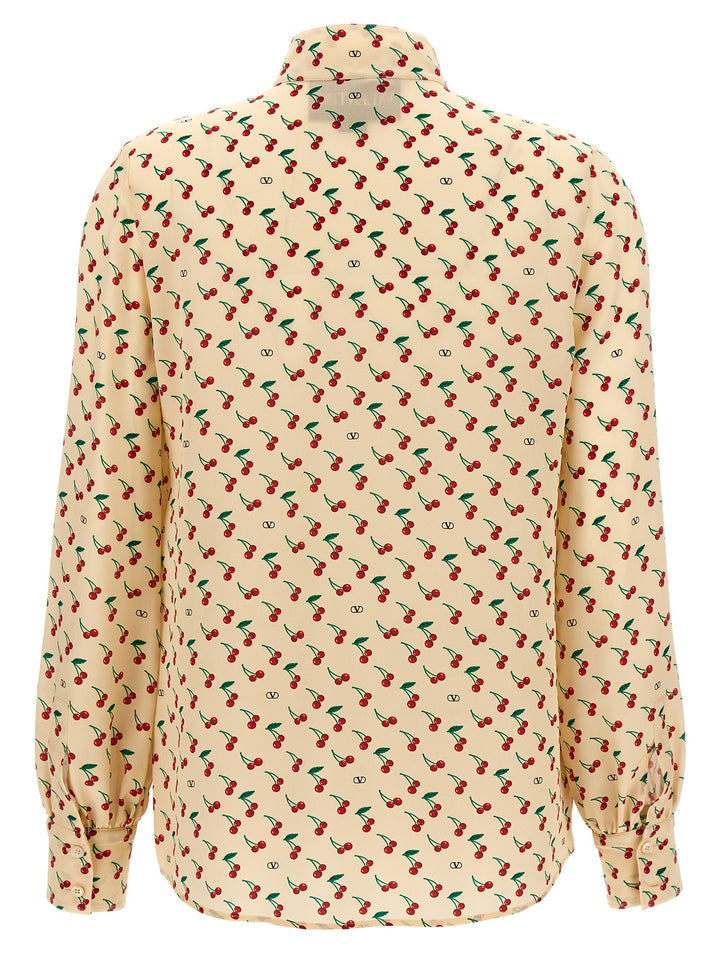 Valentino Garavani Cherryfic Shirt and Blouse - Beige | c6ec354c12dc91f49a932867f4e1db4ad0009a8d