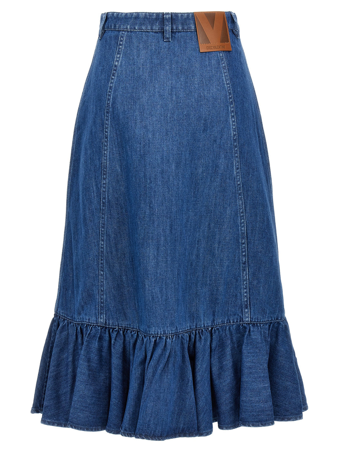 Valentino Garavani Valentino Garavani Denim Skirt Skirts - Blue | 3ca5548bd685f43fd89dcbcf3e53e26acf4eecc7