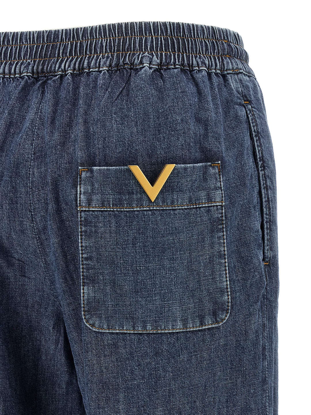 Valentino Garavani Valentino Garavani Vgold Jeans - Blue | 5a4a47f0896ebc6a8c50f33fc954bb55eed7ece1