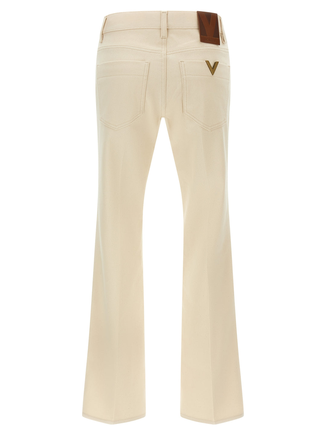 Valentino Garavani Valentino Garavani Vgold Jeans - Beige | a55fdb54392411a00ac7f52905e458848d0fa9ff