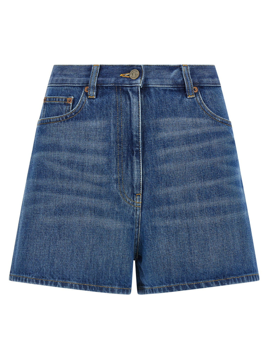 Valentino Garavani Valentino Garavani Vgold Shorts Bermuda and Short - Blue | 625b5a143e5da11919723533e2e3865298d80b01