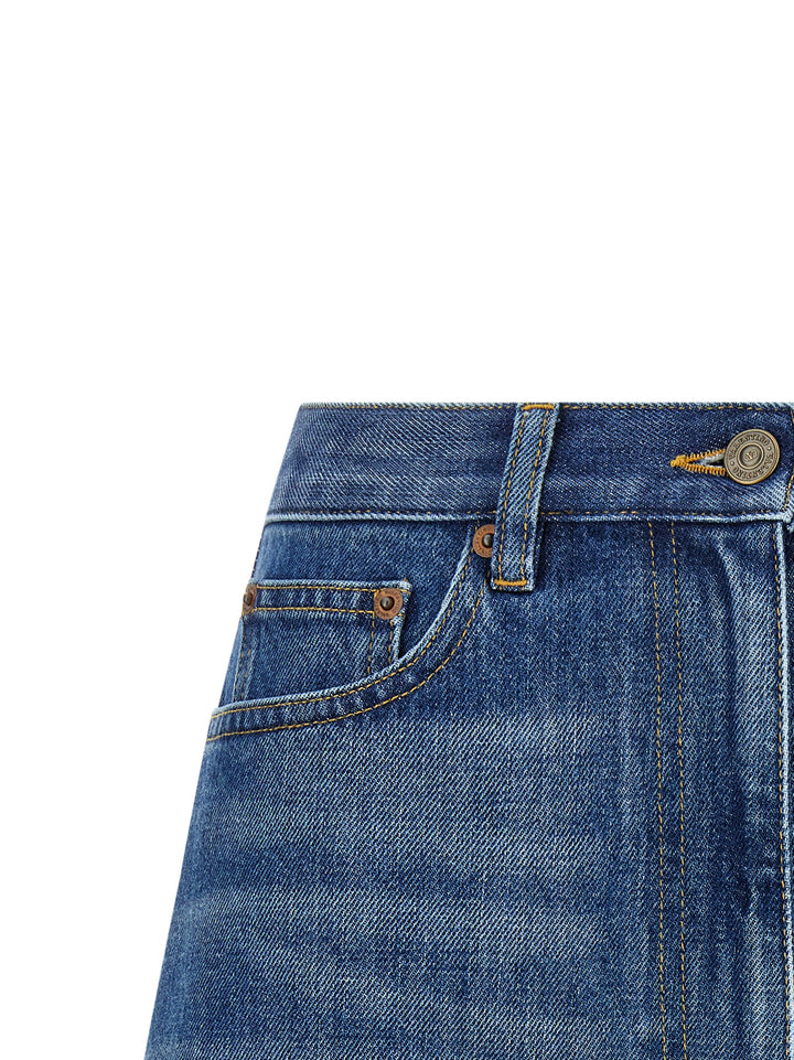 Valentino Garavani Valentino Garavani Vgold Shorts Bermuda and Short - Blue | c8993b76a78ae5a1fa504a3a59c098db0306ba2b