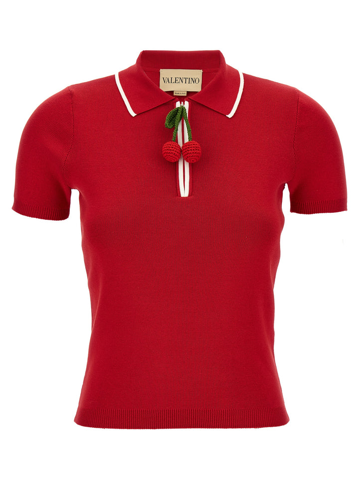 Valentino Garavani Cherryfic Tops - Red | b449c2adda33c18fa33967a12a4992c1d156c7c4