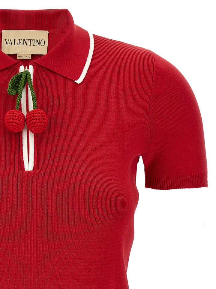 Valentino Garavani Cherryfic Tops - Red | 3340bc7f2a324425c00b81bd9d41ef9a3108c5ec